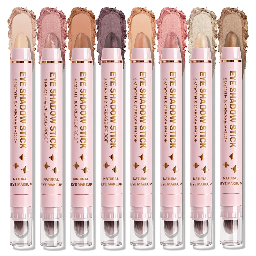 IONSGAKO bâton ombre crème ensemble 8 couleurs pour des looks variés