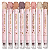 IONSGAKO bâton ombre crème ensemble 8 couleurs pour des looks variés