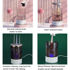 Ipalmay système nettoyage haute vitesse: vortex d'eau puissant pour des pinceaux propres.