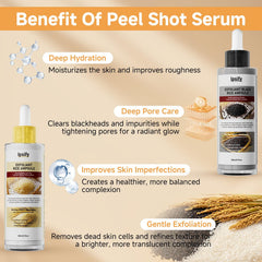 Ipsify Peel Shot Glow – texture sérum exfoliant légère et adaptée à tous les jours