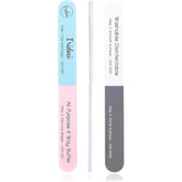 Iridesi lime à ongles quatre faces 240 grain bleu, façonnage précis des ongles naturels