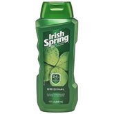 Bouteille Irish Spring Gel Douche Originale prête pour une douche rafraîchissante et une sensation de propreté durable.