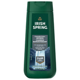 Irish Spring Charcoal Refresh — quatre bouteilles ensemble pour une fraîcheur durable tout au long de la journée.