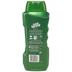 Parfum frais d'Irish Spring; le gel douche offre une sensation de propreté durable après la douche.