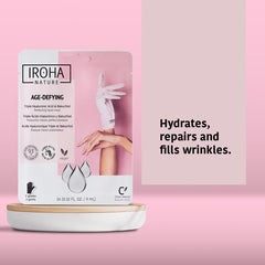 IROHA NATURE effet sauna favorisant la pénétration du sérum actif.