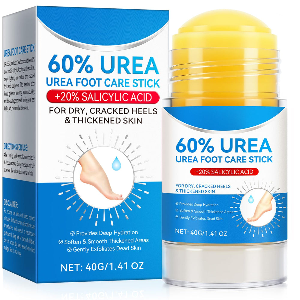 Stick IRSRDOQU Urée pour pieds, emballage pratique et hygiénique.