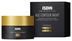 ISDIN Age Contour Nuit — crème visage et cou, texture riche pour hydratation nocturne.