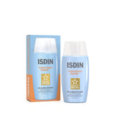 ISDIN Fusion Water MAGIC, bouteille 50ml — hydratation légère et absorption rapide.