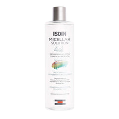 ISDIN Micellar 4-en-1, eau démaquillante douce pour peau sensible.