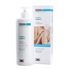 Uradin ISDIN: lait corporel en pompe, hydratation 24h.