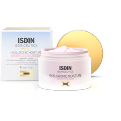 ISDIN Isdinceutics Hyaluronic Moisture, texture legere du soin, hydratation quotidienne pour peau sensible.