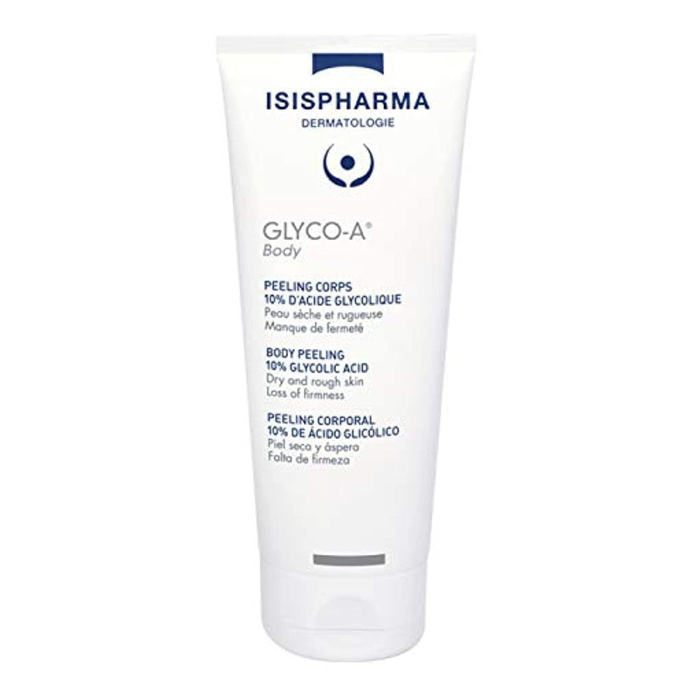 IsisPharma Glyco-A gommage corps: exfoliation douce pour peau plus lisse.