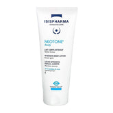 IsisPharma Intensive Body Milk, bouteille élégante, hydratation légère pour la peau.