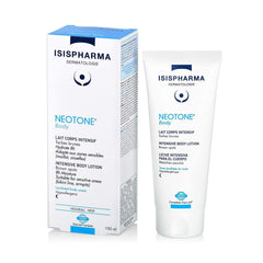 IsisPharma Intensive Body Milk, emballage été, produit estival pour peau hydratée et protégée.