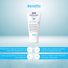 IsisPharma Neotone Gel – texture gel exfoliant pour un teint lumineux.