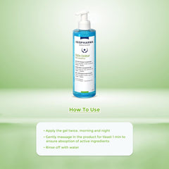 Application visage facile avec IsisPharma Teen Derm Gel Sensible.
