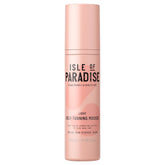 Isle of Paradise : Mousse bronzante, bouteille – couleur guide pour une application naturelle et précise.