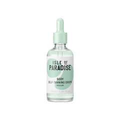 Isle of Paradise gouttes visage et corps - flacon pratique pour dosage précis.