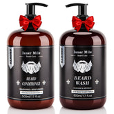 ISNER MILE Lave-Barbe 500 ml, nettoie en douceur et hydrate la peau.