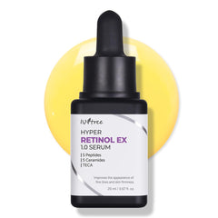 ISNTREE Hyper Retinol EX 1.0 Serum – flacon-lait, éclat et fermeté potentiels.