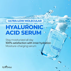 IsNtree sérum acide hyaluronique 14-types, hydratation globale du visage
