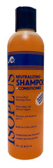 Isoplus flacon shampooing neutralisant, démonstration pour cheveux propres et revitalisés.