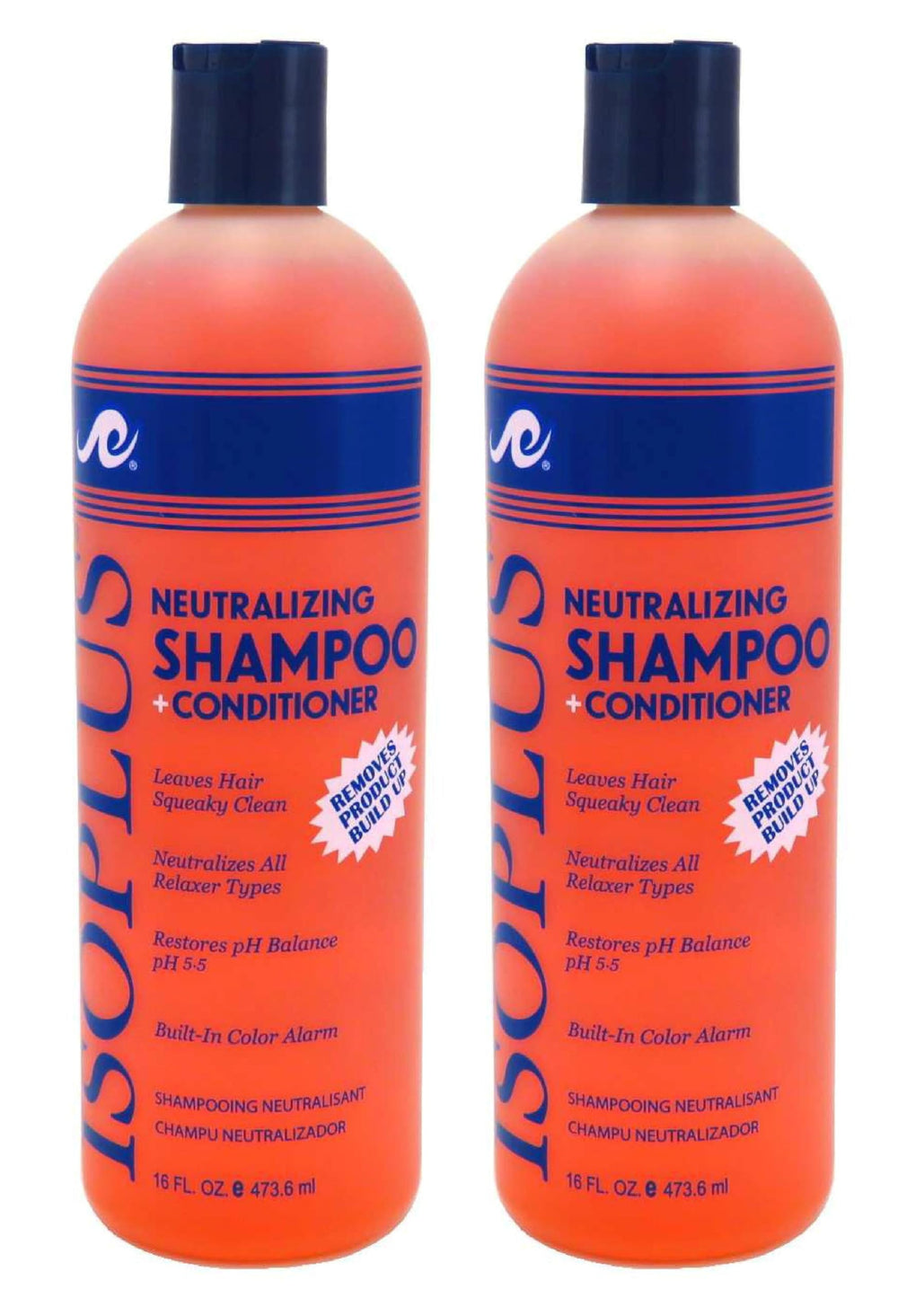 Isoplus shampooing neutralisant, photo du duo pour un lavage efficace et revitalisant