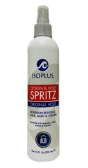 Isoplus Spritz Design et Maintien — flacon élégant pour une tenue durable.