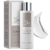 IsoSensuals Curve crème derriere-bouteille avec présentation hydratante et soin ciblé.