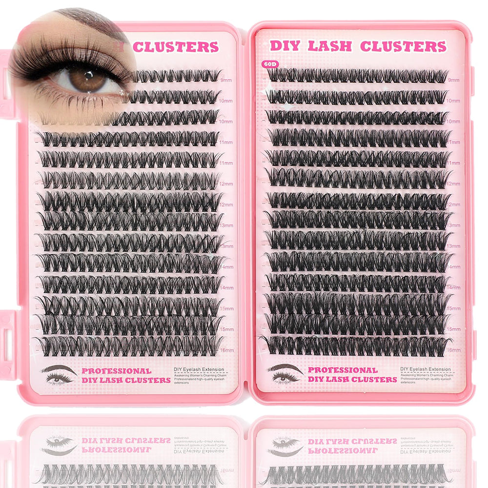 ISTGIFT Kit de cils clusters – ensemble complet pour un regard rapide et structuré