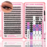 ISTGIFT Lash Clusters Kit contents offer diverse densities for customizable daily looks