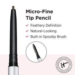 IT Cosmetics Brow Power Micro – brosse intégrée pour peigner et polir les sourcils