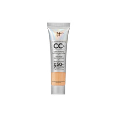 IT Cosmetics CC+ Cream format voyage – bouteille prête à emporter pour une couvrance naturelle.