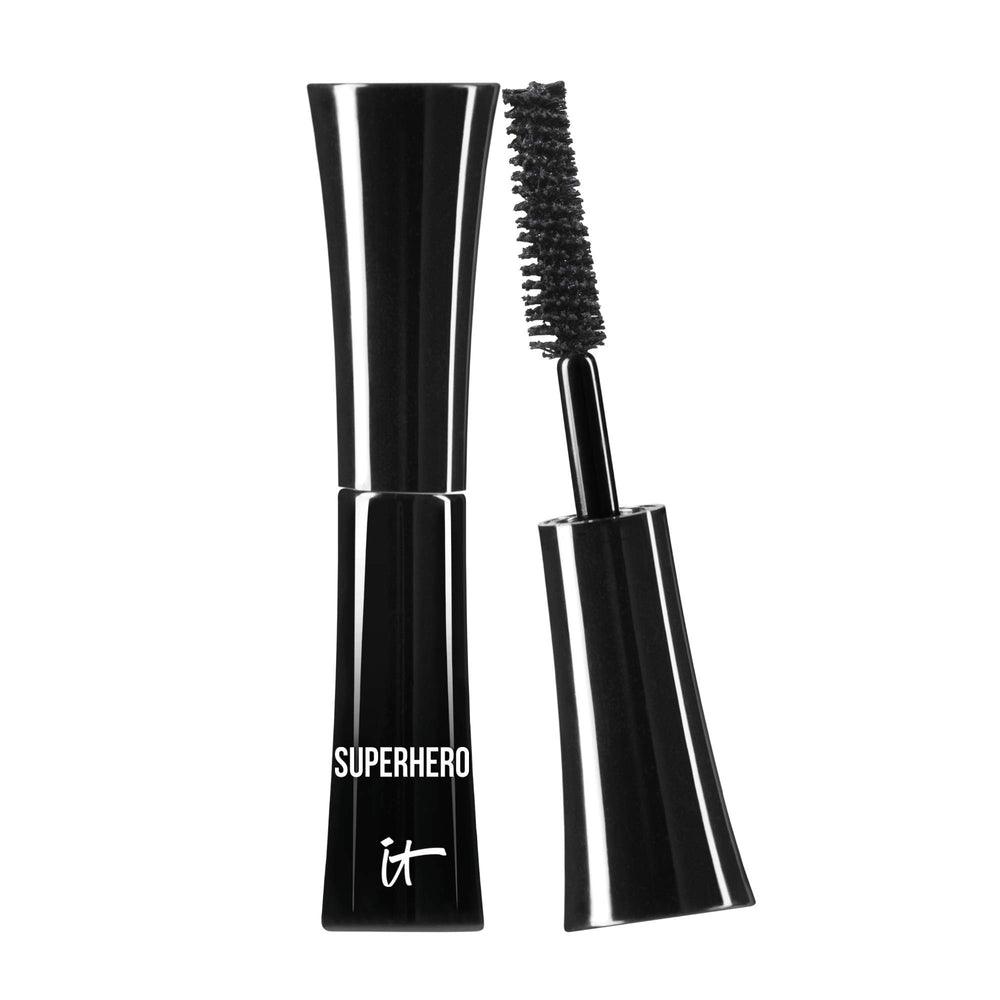 IT Cosmetics Superhero Mascara Travel, emballage compact pour voyages et retouches.