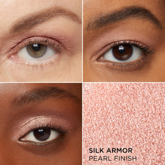 IT Cosmetics Superhero No-Tug swatch rose doré révèle couleur lumineuse et tenue.