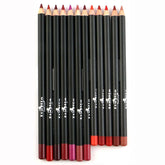 Italia Deluxe ensemble 12 crayons contour des lèvres, ligne nette et pigmentation élevée
