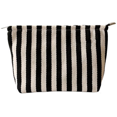 Itgowisa Trousse maquillage rayures ouverte, rangement pratique pour vos produits quotidiens