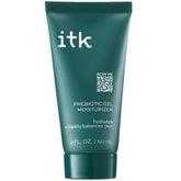 ITK gel prebiotique visage — bouteille élégante qui hydrate sans huile