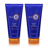 Its 10 Haircare Miracle Deep Conditioner Keratine – Bouteille 150 ml: répare les dommages et démêle.