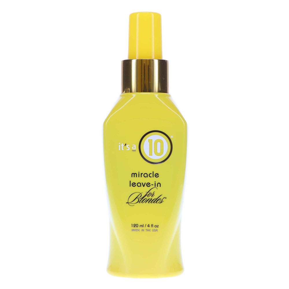 Its a 10 Haircare Blonde Miracle Leave-In Bouteille 4oz: démêlage rapide et brillance.