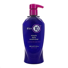 It's a 10 Miracle Daily Conditioner bottle showing smooth moisture for daily hair care.
