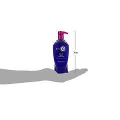 It's a 10 Miracle Daily Conditioner bottle label close-up highlighting a clean formula.