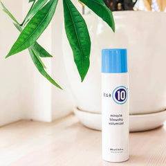 It's A 10 Miracle Blowdry Volumizer – gros plan sur la protection thermique