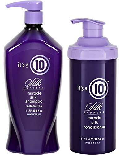 It's a 10 Miracle Silk Express Duo : shampooing et après-shampoing pour brillance et douceur