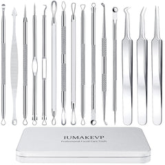 IUMAKEVP kit extracteurs comédons dans une boîte métal, hygiénique et pratique.