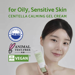 Apaisement doux avec IUNIK Centella sur peau irritée.