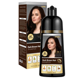 Ivnil Shampoing Colorant Brun Foncé — emballage clair et pratique pour usage domestique.