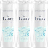Ivory Body Wash Original bottle close-up, showcasing dye-free cleansing for sensitive skin