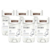 Ivory déodorant sans aluminium avec parfum coco, douceur pour la peau, utilisation quotidienne.