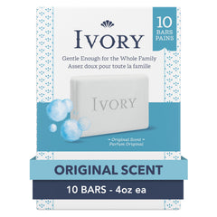 Ivory Savon Barre — aperçu simple, douceur adaptée à toute la famille.